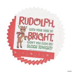 Rudolph the Red-Nosed Reindeer Luncheon Napkins-24Pk