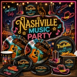 Nashville Music Country Party Supplies