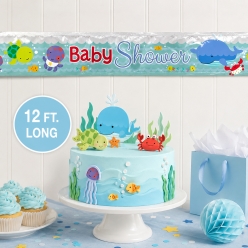 Under the Sea Baby Shower 12 Foot Banner