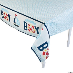 Nautical Baby Shower Tablecover