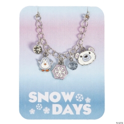 Arctic Wonderland Charm Necklaces on a Card for 12