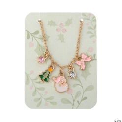 Once Upon a Snowfall Charm Necklaces on Card for 12
