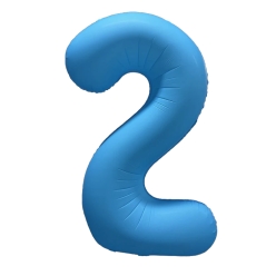 Number 2 Neon Blue 32