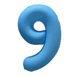 Number 9 Neon Blue 32