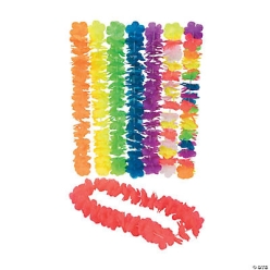 Neon Colour Leis - 12Pk