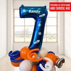 Nerf 6 FT Airfill Personalized Balloon Column Kit