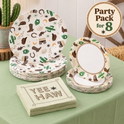 Neutral Western Tableware Kit for 8 Guests
