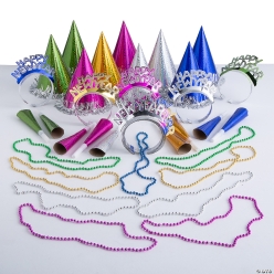 New Year's Eve Brights Party Kit for 100