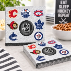 NHL Hockey Dinner Napkins - 16 PK