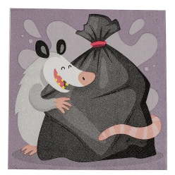 Night Critters Beverage Napkins - 16 PK