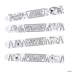 Great North VBS Colour Your Own Bracelets - 50Pk