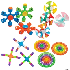 Novelty Fidget Spinner Assortment - 48Pk