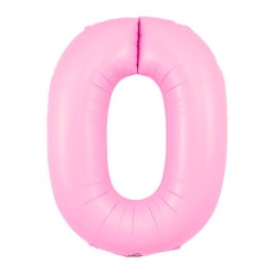Number 0 Bubble Gum Pink 32