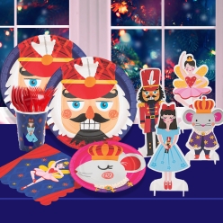 *Nutcracker SuperSaver Metallic Party Pack for 8
