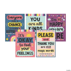 Oh Happy Day Positive Posters - 5Pk