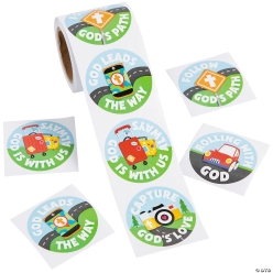 On the Road VBS Sticker Roll - 100Pk