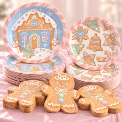 Upon a Snowfall Gingerbread Premium Party Pack for 8