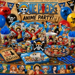 One Piece Anime Birthday Party Supplies