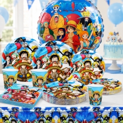 *One Piece Anime Deluxe Birthday Party Pack for 10