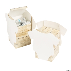 Onesie Favour Boxes - 12Pk