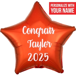 Grad 2025 Orange PERSONALIZED Name 19