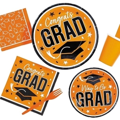 2025 Orange Graduation Supplies