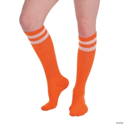 Orange Team Spirit Knee-High Socks