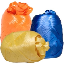 Orange, Blue, Yellow Curling Ribbon Set - 3 Pk