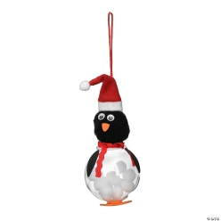 Penguin Bulb Christmas Ornament Craft Kit-12 Pack