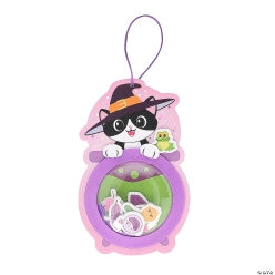 Witch's Cauldron Shaker Ornament Craft Kit-12Pk