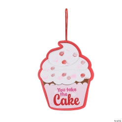 Sweet Soiree Cupcake Thumbprint Ornament Craft Kit-12Pk