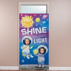 Outer Space VBS Photo Door Banner