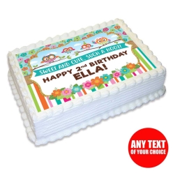 Owl Personalizable Edible Icing