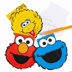 Sesame Street Character Shaped Notepads-24Pk