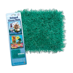 Tissue Grass Teal Mat - 2pcs