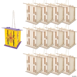 DIY Unfinished Wood Butterfly Houses - 12 Pk