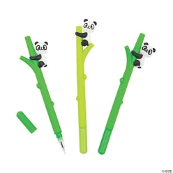 50% OFF: Panda on Bamboo Pens - 12 PACK