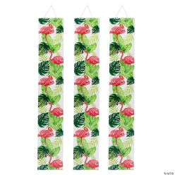 Luau Themed Panels Hanging Decorations-3Pk
