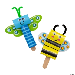 Paper Cylinder Bugs Craft Kit - 12Pk