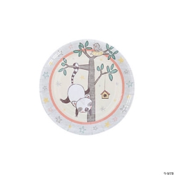 Little Panda & Friends Dessert Plates - 8Pk