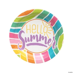 Hello Summer Dinner Plates - 8Pk