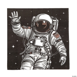 Astronaut Party Paper Luncheon Napkins - 16Pk