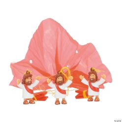 Religious Mini Jesus Figure Parachute Toys-12Pk