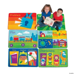 Parts of a Story Laminated Mats - 6Pk