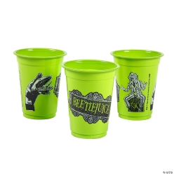 Beetlejuice Party Plastic Cups - 50Pk