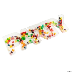 Party Fillable Letter Candy Dish