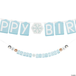 50% OFF: Winter Animals 7 Foot Banner
