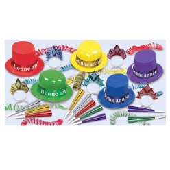 Bonne Annee New Years Party Kit for 50