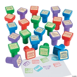 Passport Self Inking Stampers -24Pk