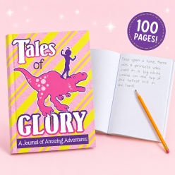 Pastel Dinosaur Journal - 100 Blank Pages